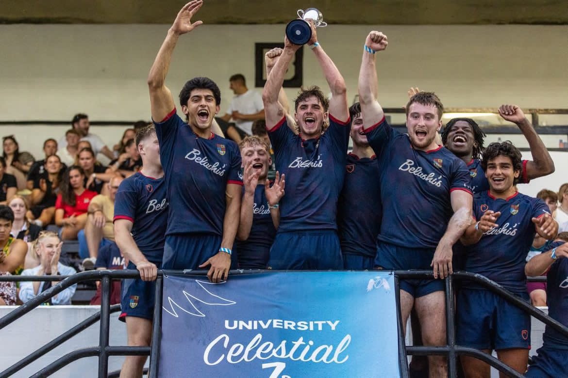 Imperial College Rugby winning the Celestial Capital Cup