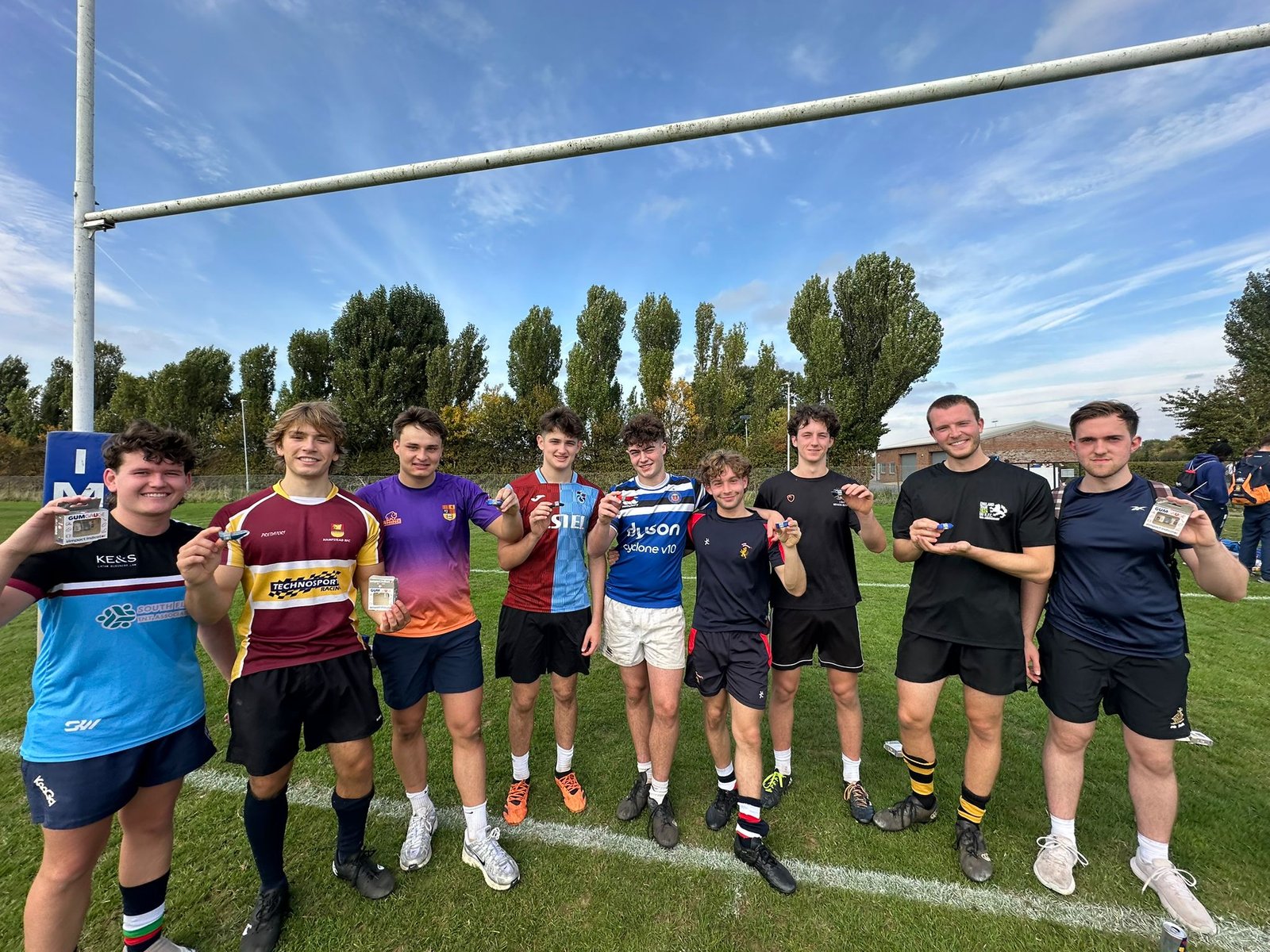 Imperial College Rugby fresher trials with GumGauge